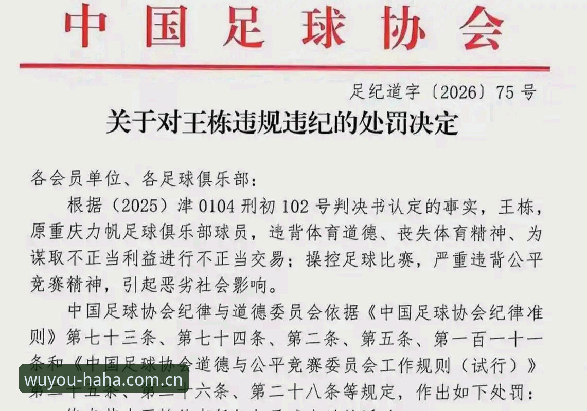中国足协第三批禁足名单详解：17人终身禁赛，48人遭重罚